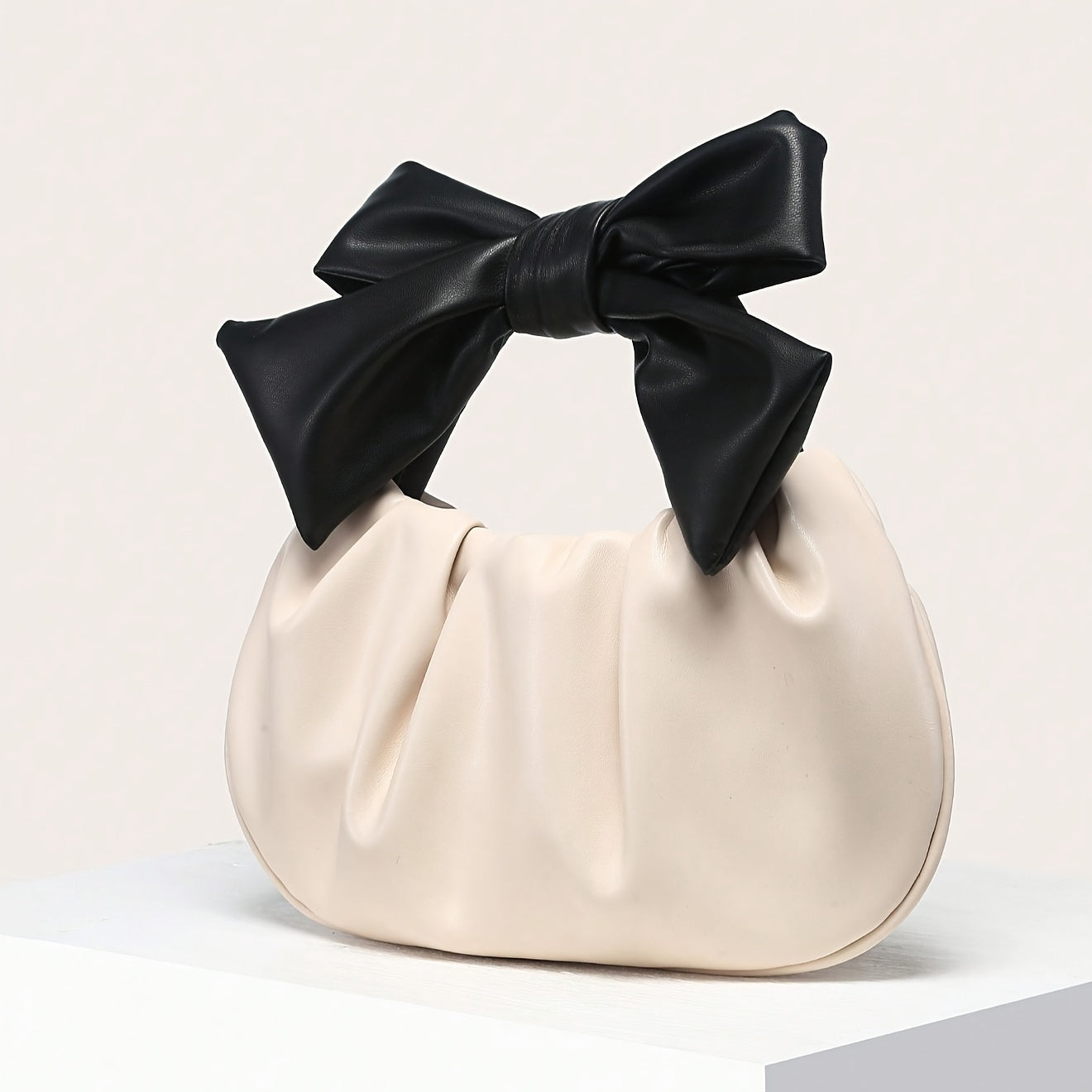 Bow & Pleat Luxe Bag