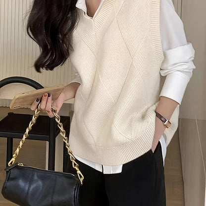 Effortless Elegance Sweater Vest