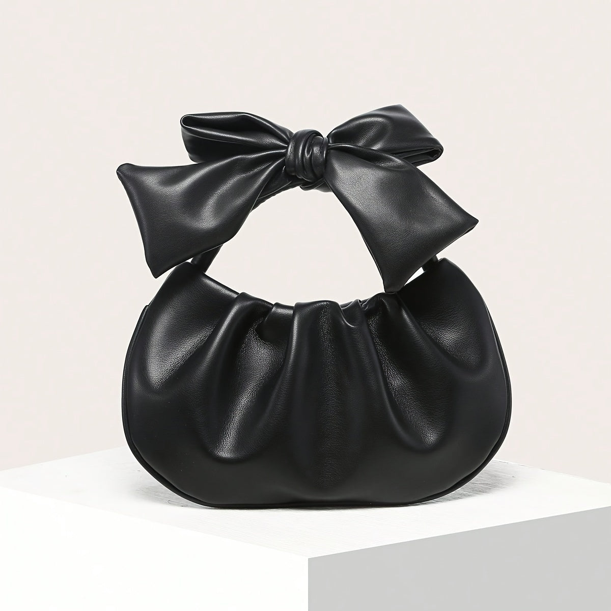 Bow & Pleat Luxe Bag