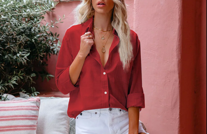 Casual Luxe Long Sleeve Top