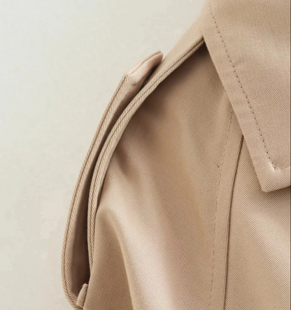 Classic Long Sleeve Cropped Trench