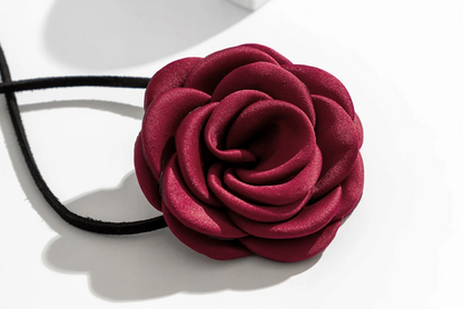 Rose Petal Charm Necklace