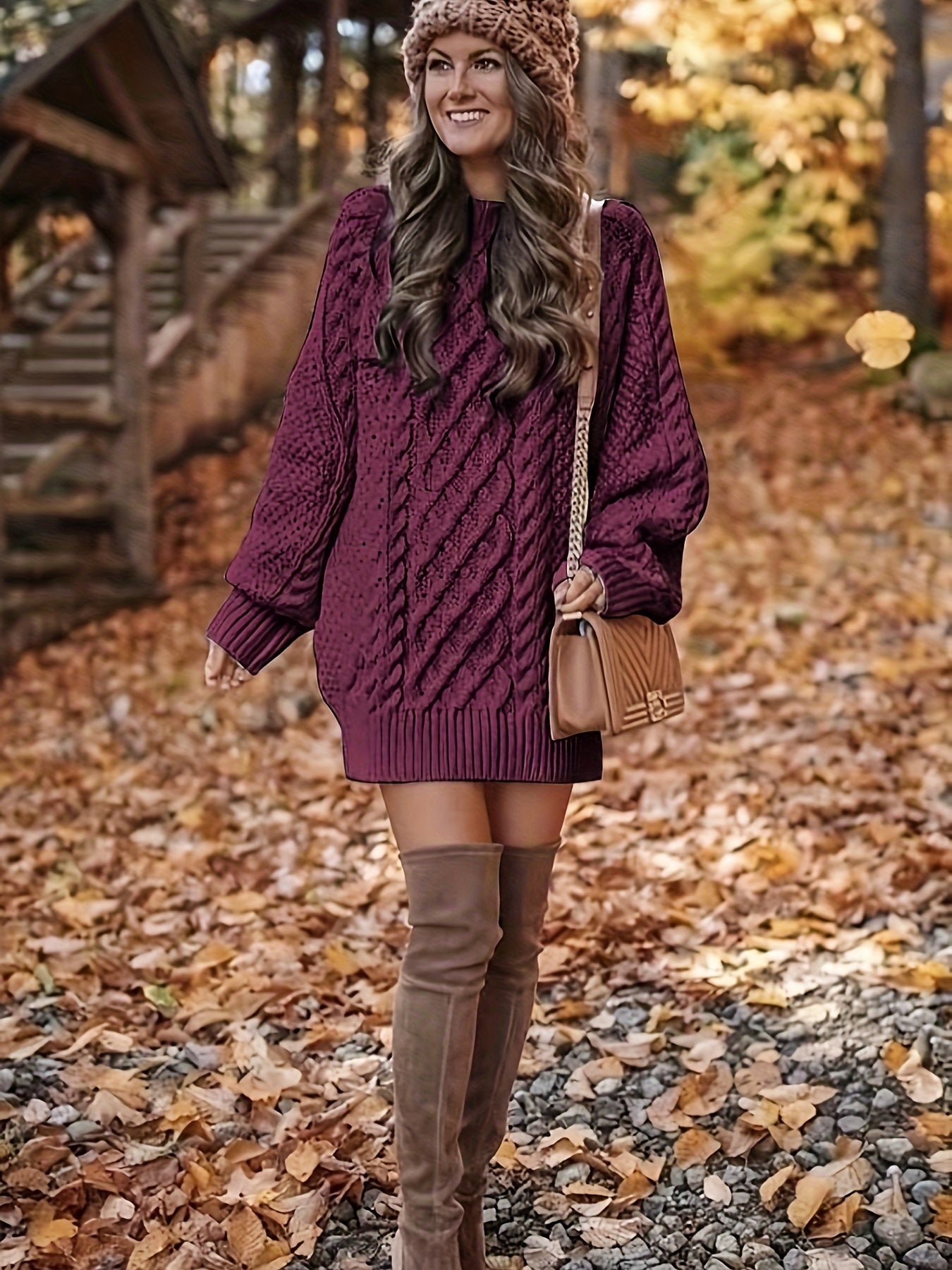 Effortless Elegance Sweater Dress