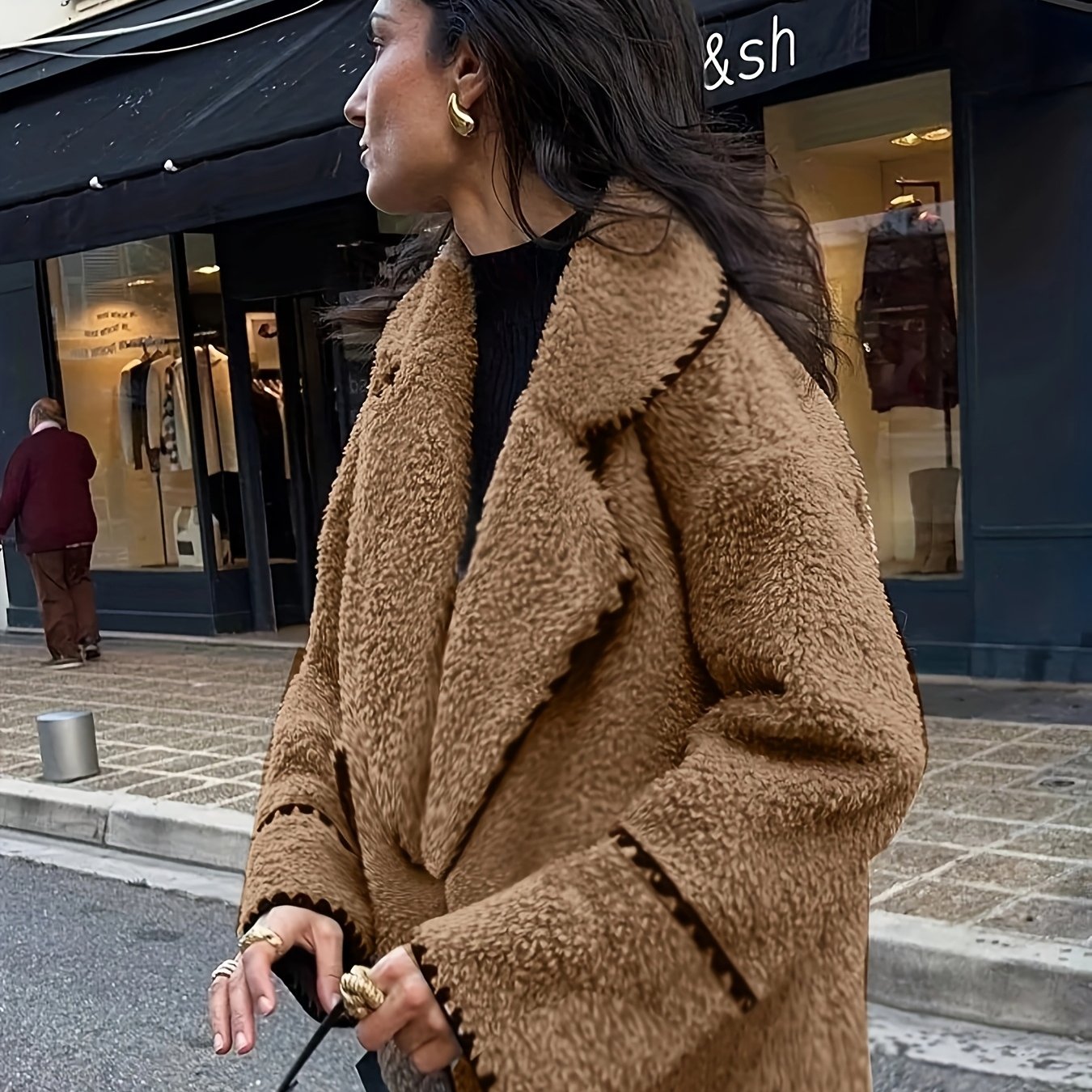 Chic Comfort Faux Fur Overcoat