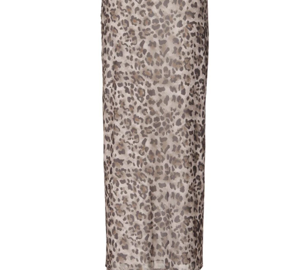 Leopard Luxe A-Line Skirt