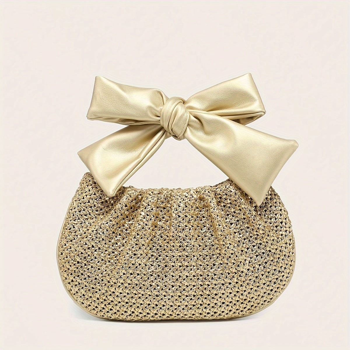 Bow & Pleat Luxe Bag