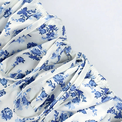 Floral Romance Puff Sleeve Summer Dress