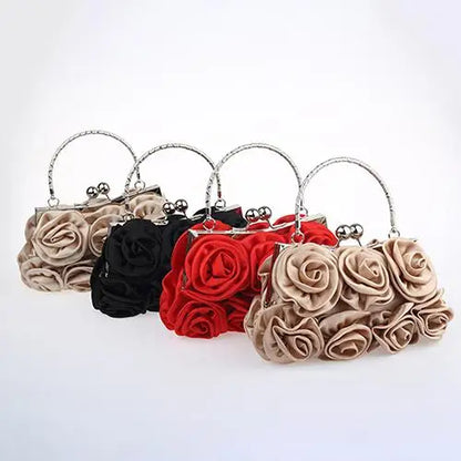 Rose Garden Floral Dream Evening Bag