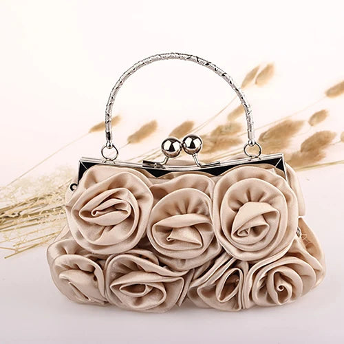 Rose Garden Floral Dream Evening Bag