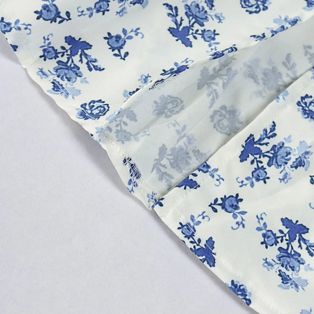 Floral Romance Puff Sleeve Summer Dress