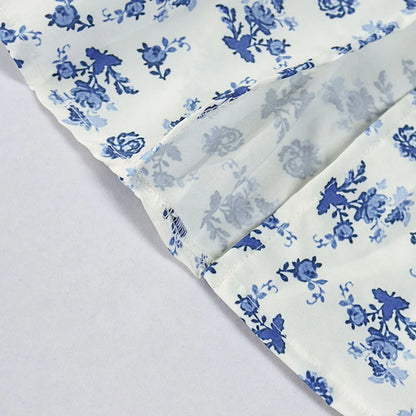 Floral Romance Puff Sleeve Summer Dress