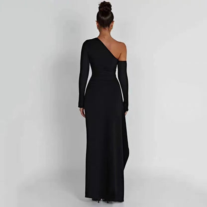 Glamorous Slant Shoulder Dress