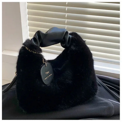 Faux fur plush Handbag