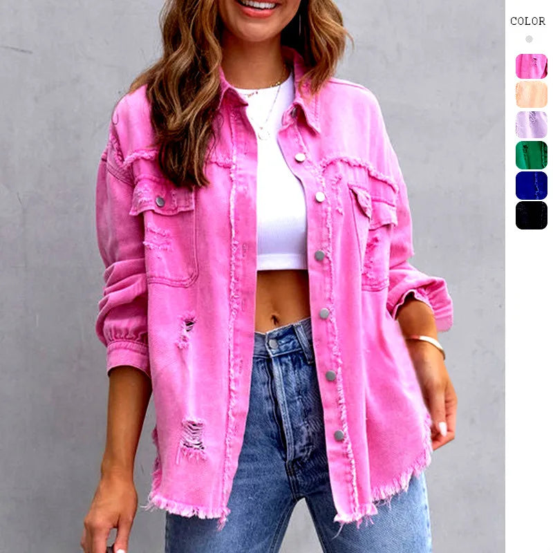 Denim Outerwear Jacket Coats