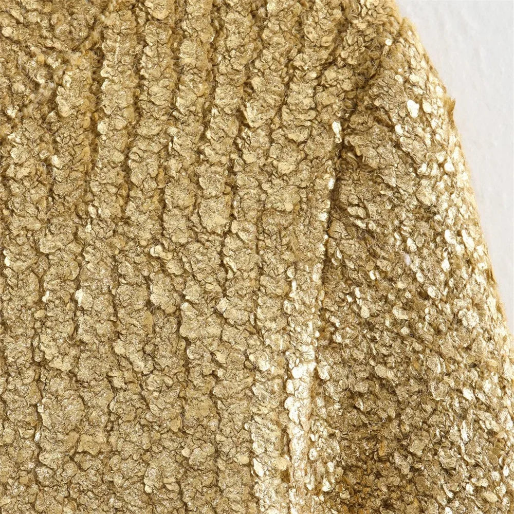 Women's Sequined Knit Top