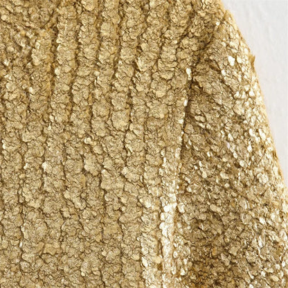Women's Sequined Knit Top