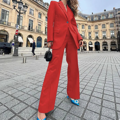 Long Sleeve Coat & Pant Set