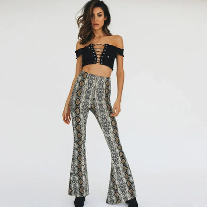 Fierce & Free Casual Leopard Print Trousers