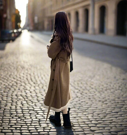 Velvet Embrace Woolen Coat