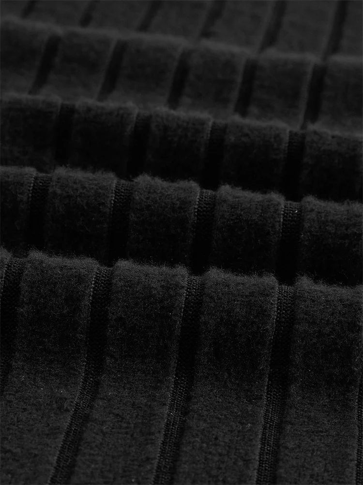 Ribbed Knit Pencil Skirt