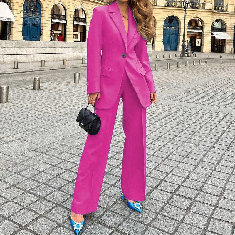Long Sleeve Coat & Pant Set