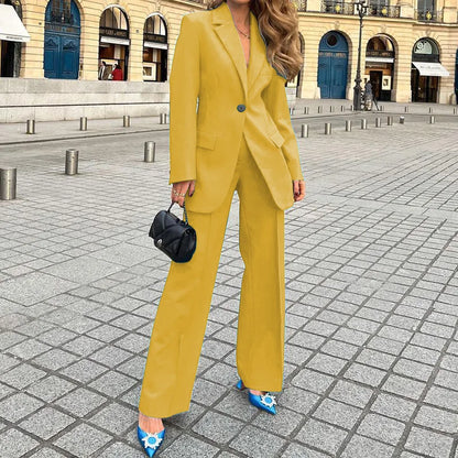 Long Sleeve Coat & Pant Set