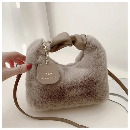 Faux fur plush Handbag