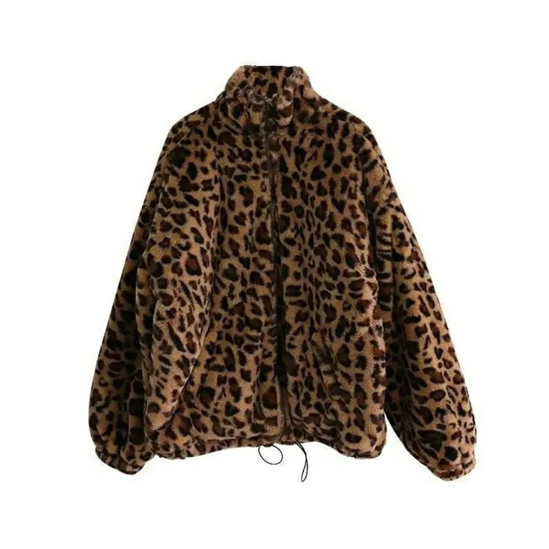 Fuzzy Leopard Luxe Jacket