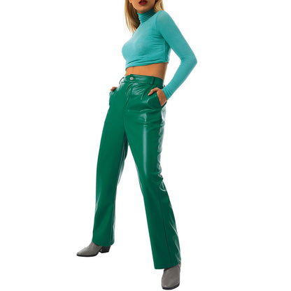 Effortless Elegance Leather Pants