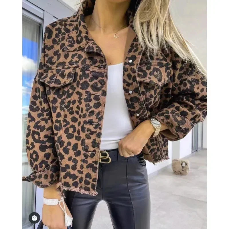 Trendy Leopard Luxe Coat