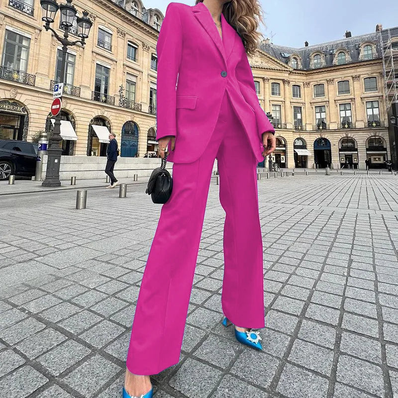 Long Sleeve Coat & Pant Set