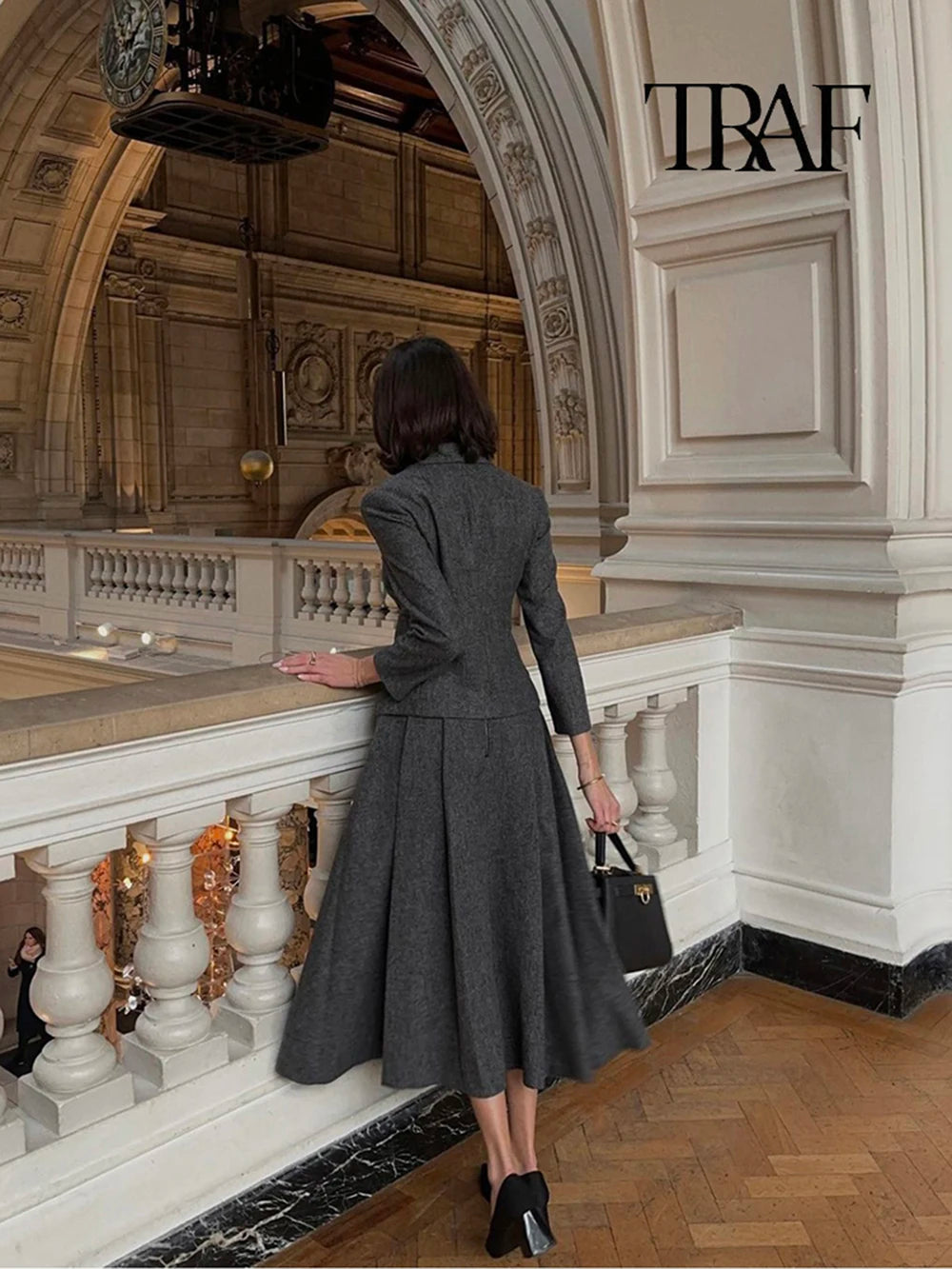 Women’s  Flattering  Suit Skirt & Top Set
