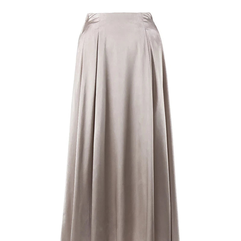 Elegant High Waist Maxi Skirt