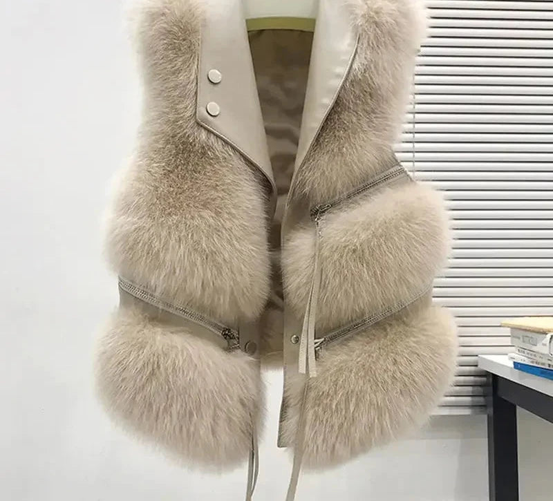 Elegant Embrace Fur Coat