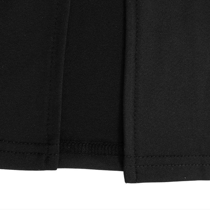Black T-Shirt & Split Skirt Set