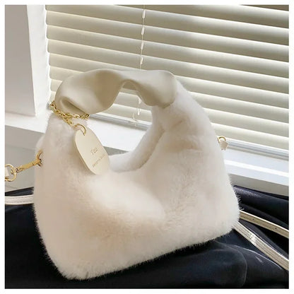 Faux fur plush Handbag