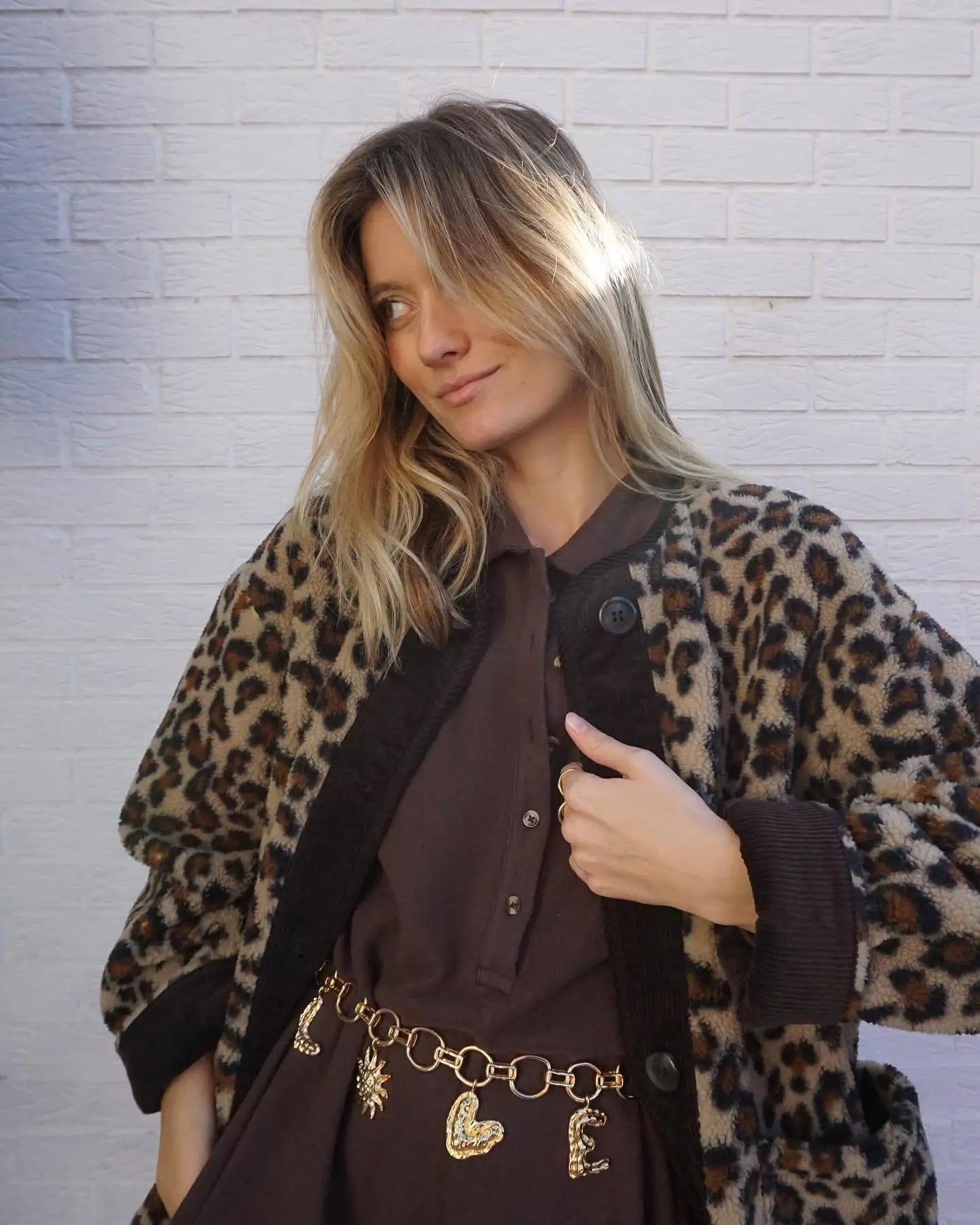 Wild Elegance Retro Leopard Jacket