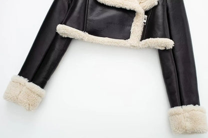 Faux Leather Jacket