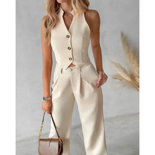 Stylish Lady's Waistcoat Outfit