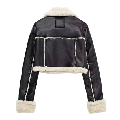 Faux Leather Jacket