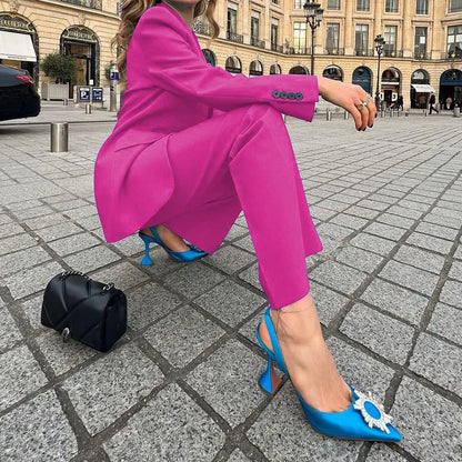 Long Sleeve Coat & Pant Set