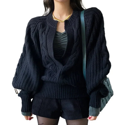 WarmVibe Loose Fit Knit Sweater