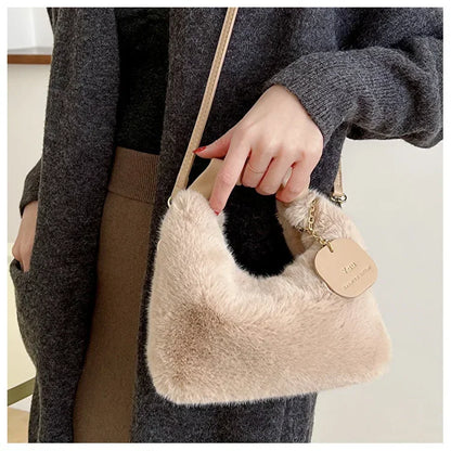 Faux fur plush Handbag