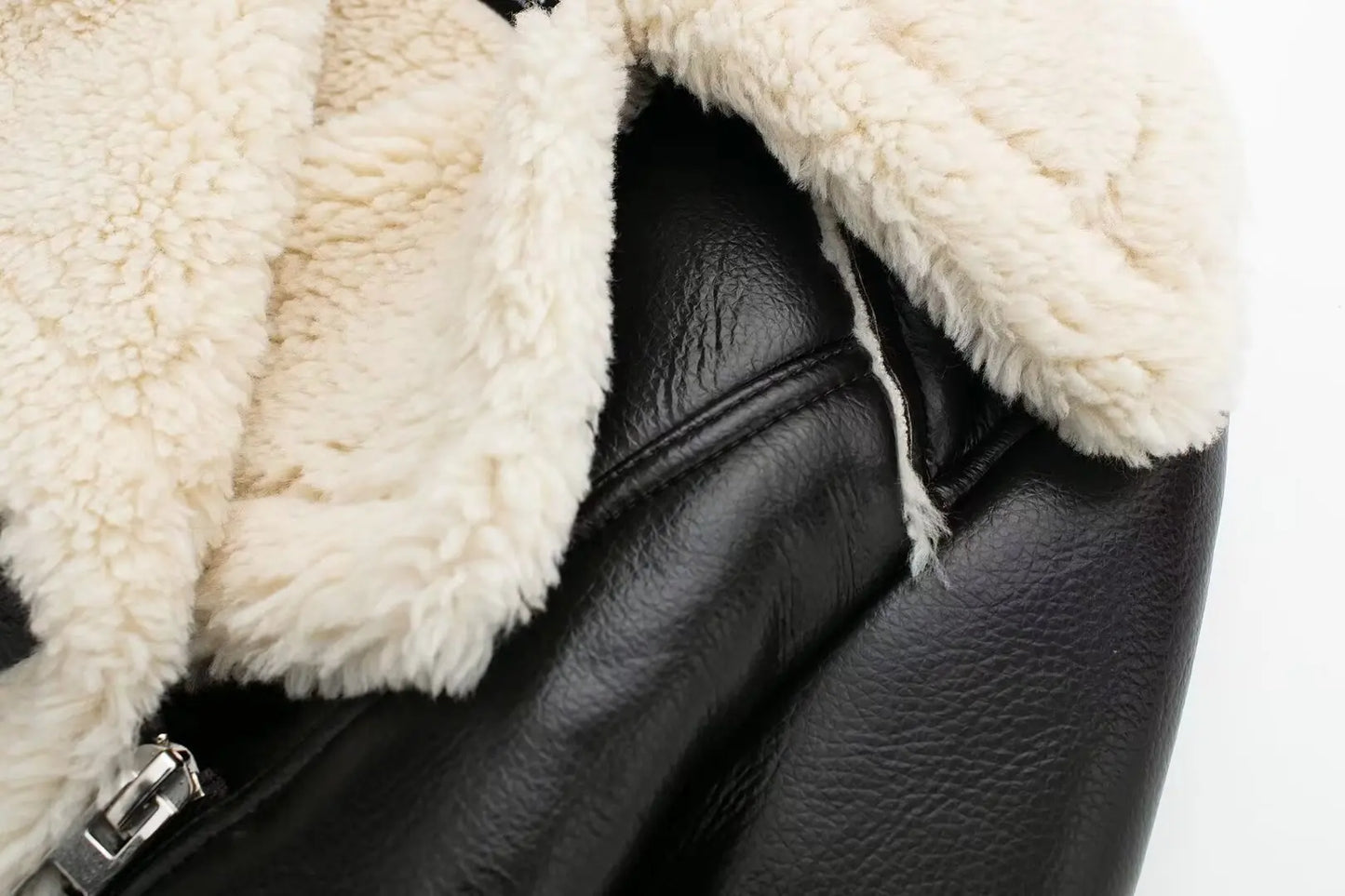 Faux Leather Jacket