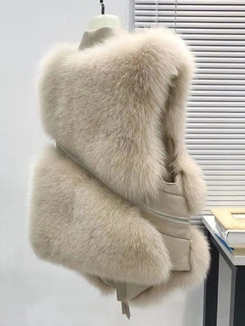 Elegant Embrace Fur Coat