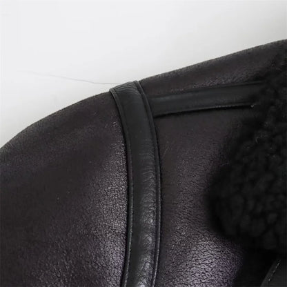 Belt Double sided Collar Jacket Coat