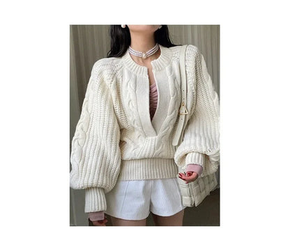 WarmVibe Loose Fit Knit Sweater