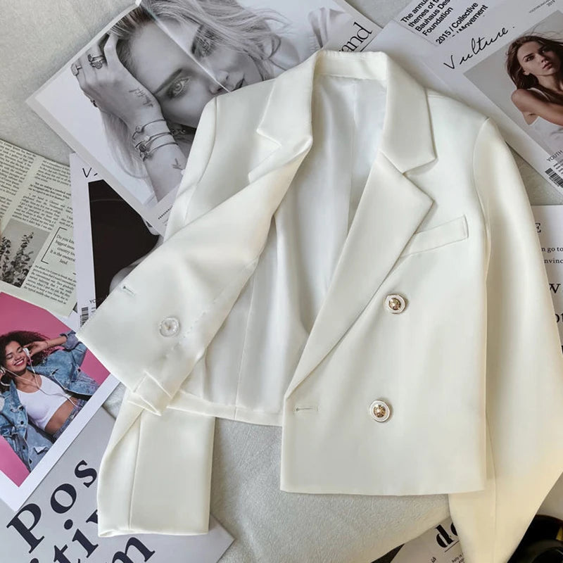 Chic Office Crop Jacket