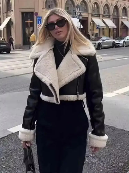 Faux Leather Jacket