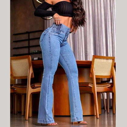 Mid Waist Lift Jeans